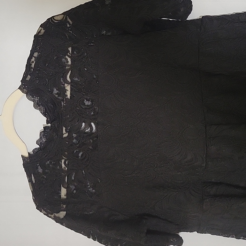 Torrid Black Lace Top NWT Size 1 (1X) - Picture 3 of 9